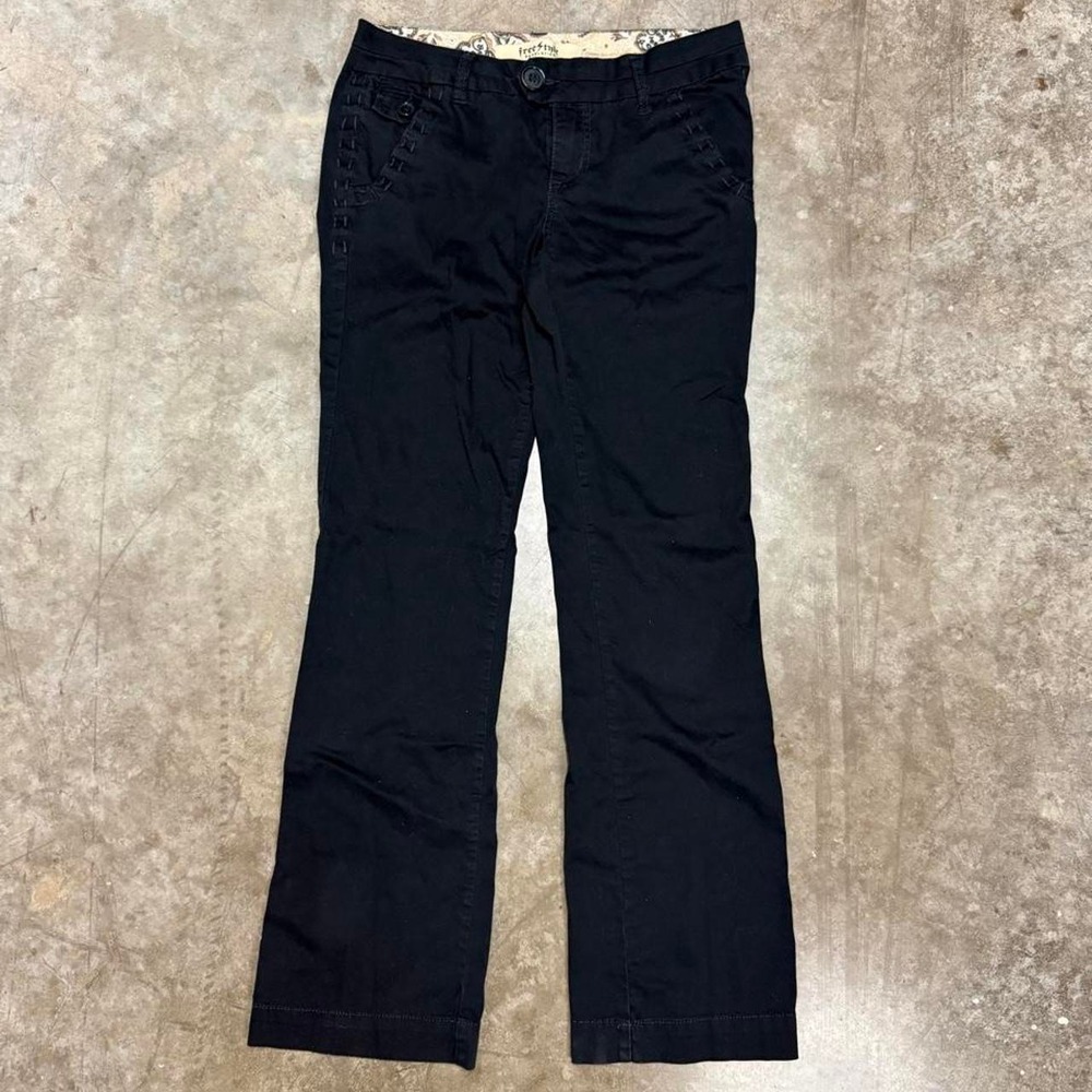 Freestyle Revolution Vintage Y2K Black Alt Flare Pants Womens Size 9 30x31